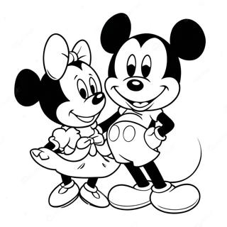 Page A Colorier Mickey Et Minnie 32369-16791