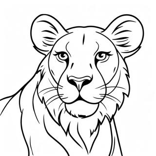 Page A Colorier Lionne 32379-16798