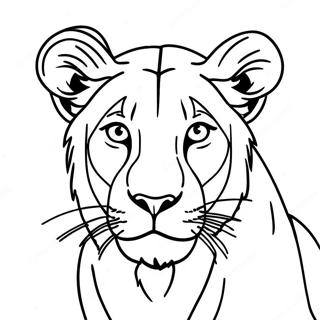 Page A Colorier Lionne 32379-16799