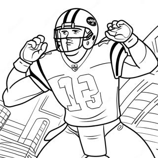 Page A Colorier Dun Joueur Des New York Jets En Action 32410-16828