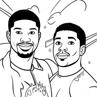 Page A Colorier Dice Spice Et Michael B Jordan 32419-16832