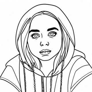 Billie Eilish Pages À Colorier