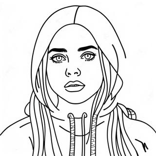 Page A Colorier De Billie Eilish 3248-2650