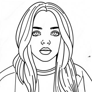 Page A Colorier De Billie Eilish 3248-2651