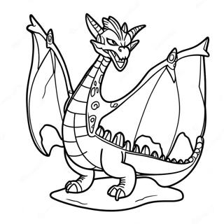 Page A Colorier Dragon De Lender 3258-2660