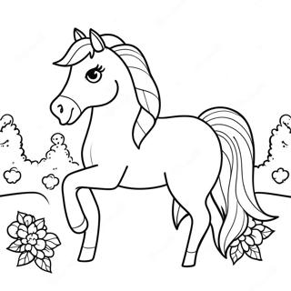 Page A Colorier De Barbie A Cheval 32621-16974