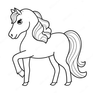 Page A Colorier De Barbie A Cheval 32621-16976