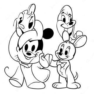 Page A Colorier Des Personnages Classiques De Disney 32632-16988