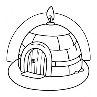 Page A Colorier Igloo 32641-16990