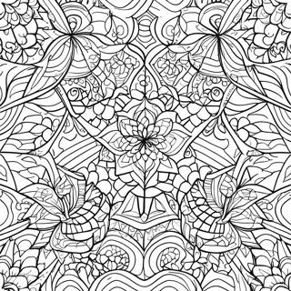 Tessellation Géométrique Pages À Colorier