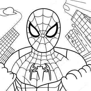 Page A Colorier De Spiderman Pour Paques 32711-17046