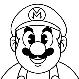 Page A Colorier Du Visage De Mario 32721-17054