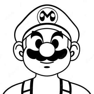 Page A Colorier Du Visage De Mario 32721-17055