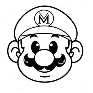 Page A Colorier Du Visage Heureux De Mario 32722-17060