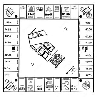 Page A Colorier Du Plateau De Jeu Monopoly 32761-17087