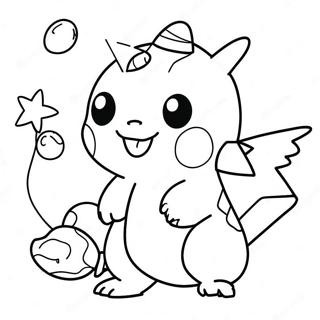 Pokemon Joyeux Anniversaire Pages À Colorier