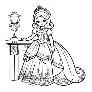 Page A Colorier De La Fille Royale Glamour De Roblox 32782-17107