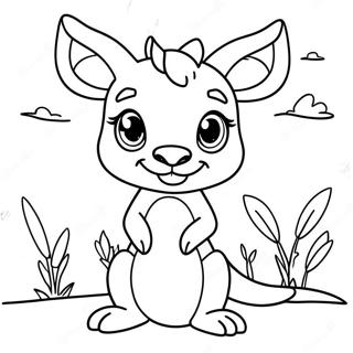 Page A Colorier Adorable Kanga Et Roo 32842-17154