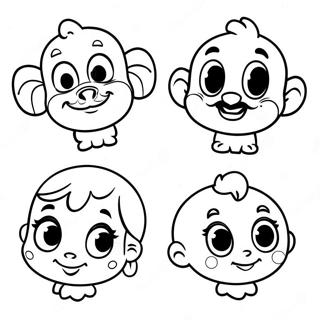 Page A Colorier Des Adorables Personnages Disney Bebes 32872-17177