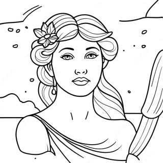 Aphrodite Pages À Colorier