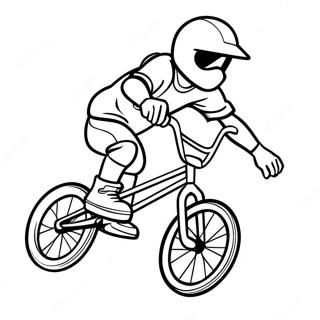 Page A Colorier Du Pilote De Bmx Cool 32932-17226