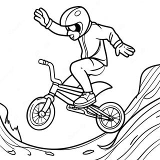 Page A Colorier Du Pilote De Bmx Cool 32932-17227