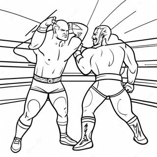 Page A Colorier Match De Championnat Wwe 33022-17293