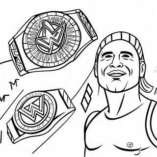 Page A Colorier Match De Championnat Wwe 33022-17296