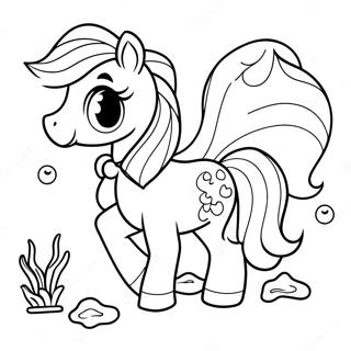 Mon Petit Poney Sirene Page A Colorier 33051-17314