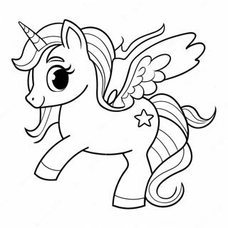 Mon Petit Poney Sirene Page A Colorier 33051-17316