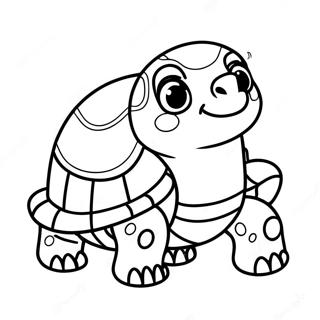 Page A Colorier De Mignonne Petite Tortue 33062-17325