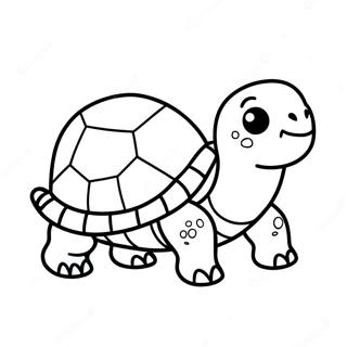 Page A Colorier De Mignonne Petite Tortue 33062-17327