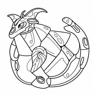 Rayquaza Pages À Colorier