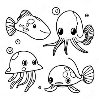 Page A Colorier Des Creatures Mignonnes De Subnautica 33152-17398