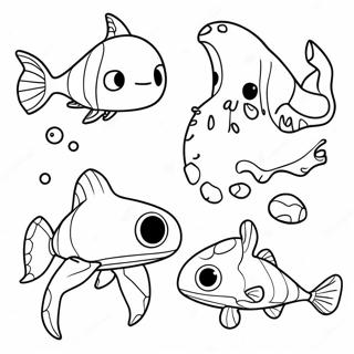 Page A Colorier Des Creatures Mignonnes De Subnautica 33152-17399