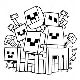 Page A Colorier Des Mutants De Minecraft 33161-17402