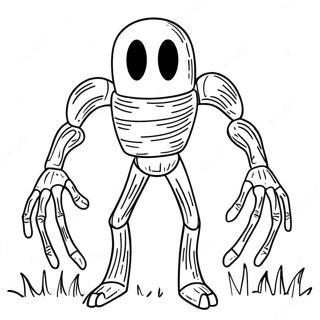 Page A Colorier Du Mutant Enderman Effrayant 33162-17407