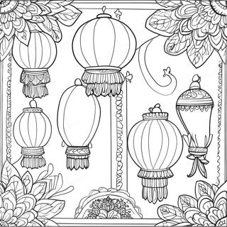 Page A Colorier Lanternes Colorees De Leid 3320-2703