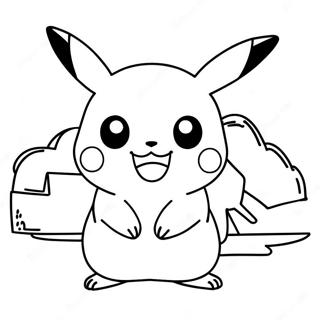 Pikachu Among Us Pages À Colorier