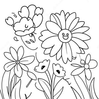 Page A Colorier Fleurs De Printemps 3329-2708