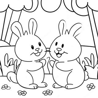 Page A Colorier De Max Et Ruby Jouant Dans Le Jardin 33312-17526