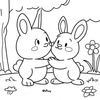 Page A Colorier De Max Et Ruby Jouant Dans Le Jardin 33312-17527