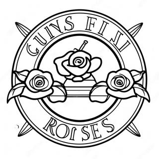 Page A Colorier Du Logo Guns And Roses 33341-17546