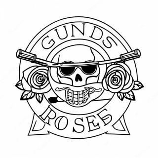 Page A Colorier Du Logo Guns And Roses 33341-17547