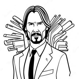 Page A Colorier John Wick 33401-17595