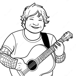 Page A Colorier Ed Sheeran 33421-17612