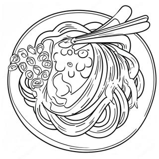 Page A Colorier De Spaghetti Delicieux 33512-17685