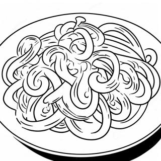 Page A Colorier De Spaghetti Delicieux 33512-17686