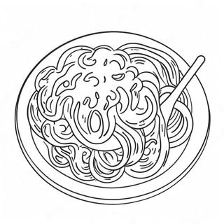 Page A Colorier De Spaghetti Delicieux 33512-17687