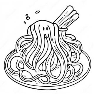 Page A Colorier De Spaghetti Delicieux 33512-17688